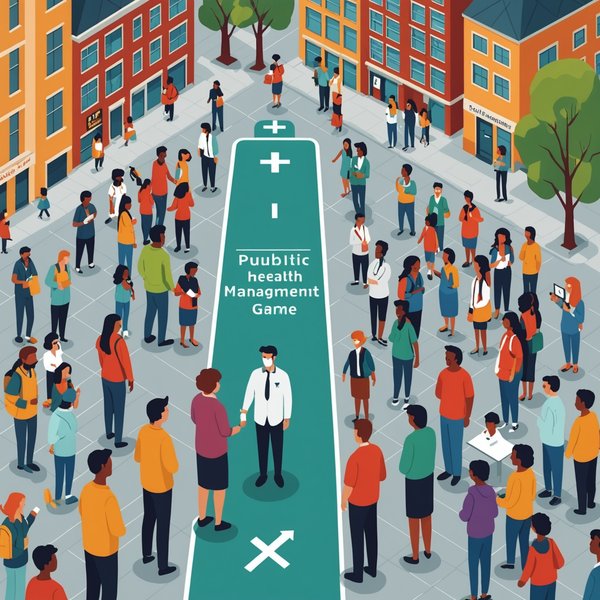 Quels sont les défis de la création d'un jeu de gestion de santé publique?